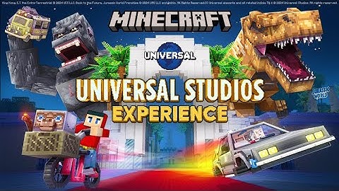 Universal Studios Experience | Minecraft DLC | Full Playthrough