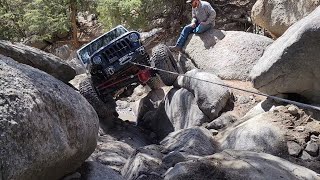 Carnage Canyon, Buena Vista CO multiple built rigs going up one of the toughest trails in Colorado