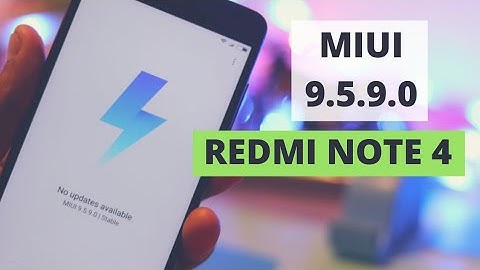 MIUI 9.5.9.0 UPDATE| What