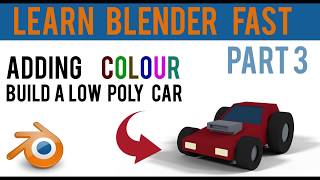 Blender Basics - Part 3 | Adding Colour | quick and easy