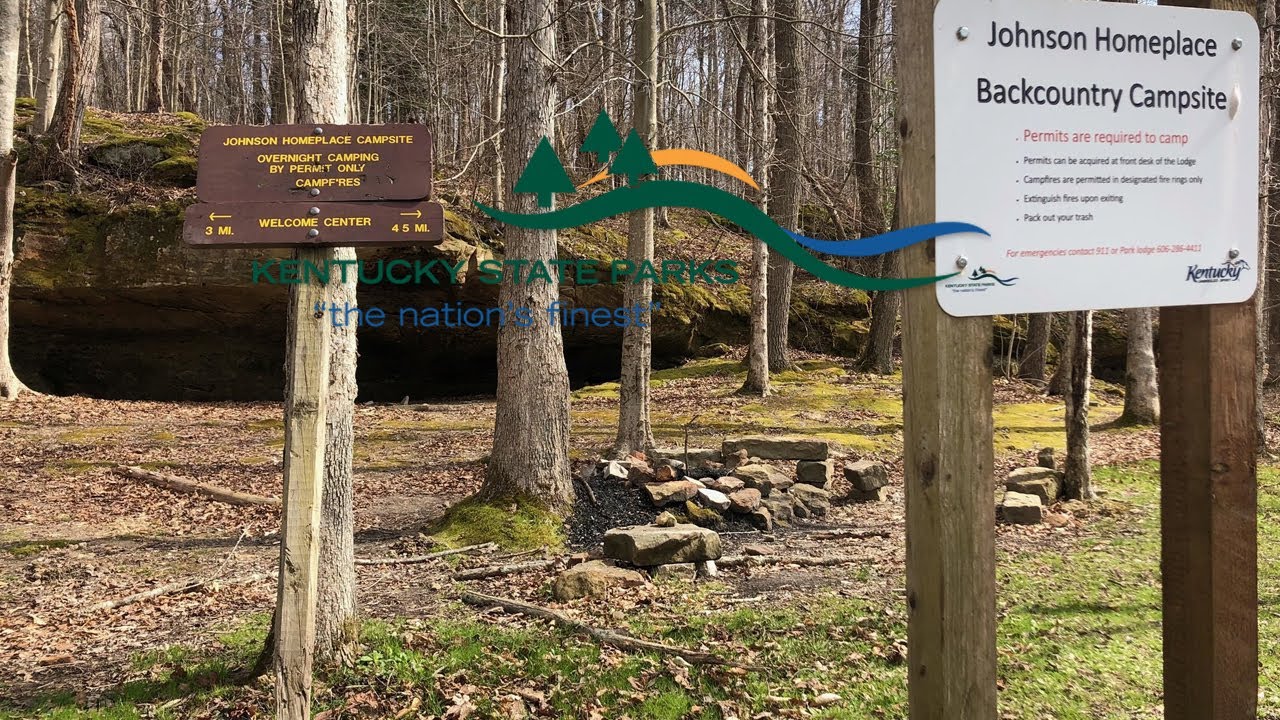 Backcountry campsites at Carter Caves State Resort Park YouTube