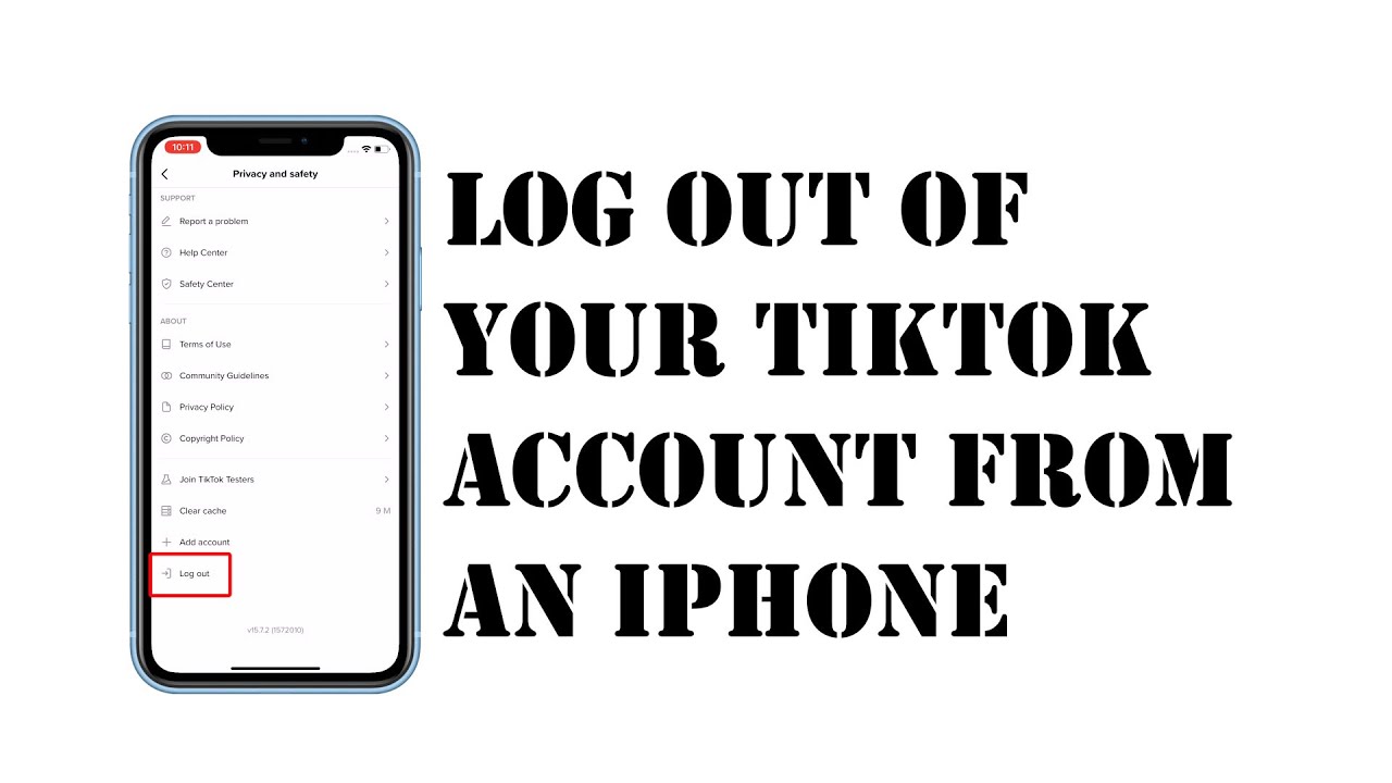 How to Log out of TikTok on iPhone YouTube