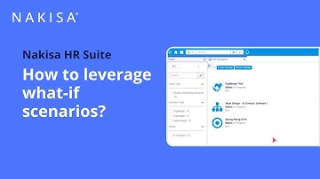 15. How to use what-if scenarios for organizational changes – Nakisa HR Suite for Org Charting