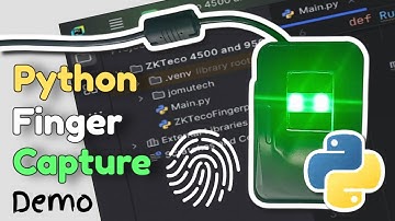 ZKTeco Fingerprint Python Demo: Capture Biometric Scans in @PyCharmIDE  IDE (2025)