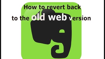 How to go back from the new Evernote web to the old version