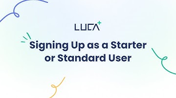 Signing Up as a Starter or Standard User