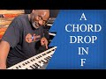 A chord drop in f