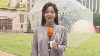 [날씨] 연휴 첫날 중부 비…영남 내륙 요란한 소나기 / 연합뉴스TV (YonhapnewsTV)