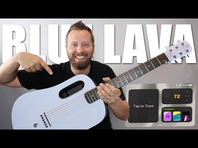 Трансакустическая гитара Blue Lava Ice Blue