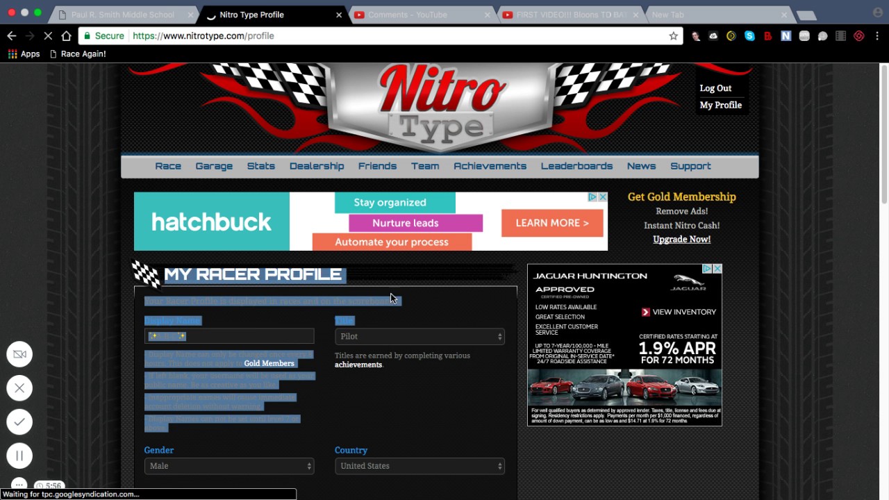 Free Nitro Type Accounts