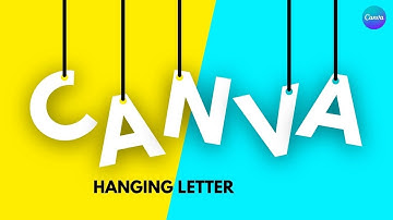 Hanging Text Effect In Canva