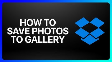 How To Save Photos From Dropbox To Gallery Tutorial