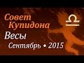 Весы, совет Купидона на сентябрь 2015. Любовный гороскоп.