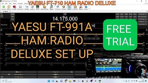 YAESU FT991A- FREE HAMRADIO DELUXE SET UP