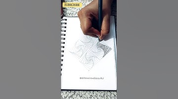 Wait for end💕|Zentangle Patterns #artresscravebeautiful #zentangle #shorts