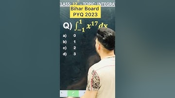 #Bihar Board PYQ 2023  || Integration Chapter 7 Class 12 Board Exam 2025 NCERT