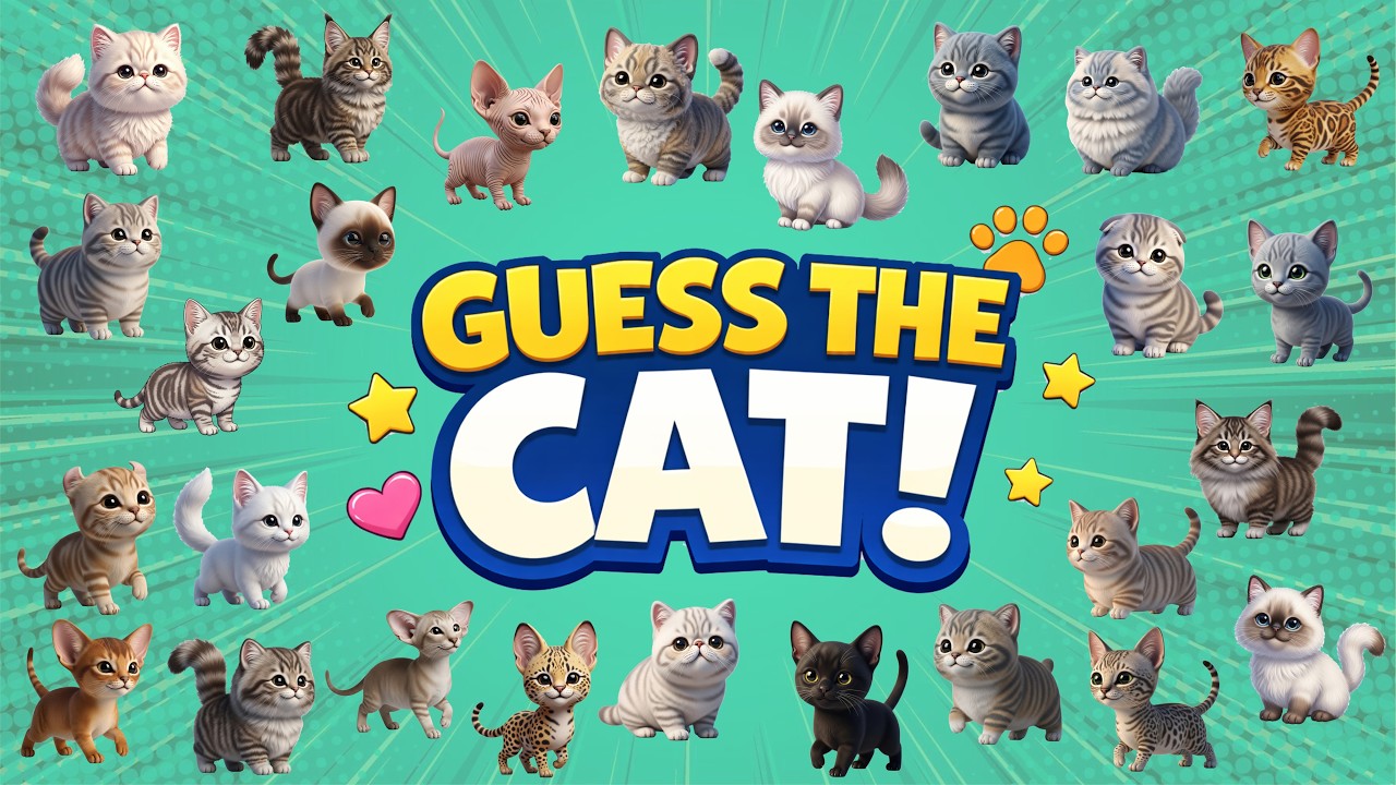 Can You Guess the Cat Breed? 🐱 | 25 Cute Cat Breeds for Kids | Fun Cat ...