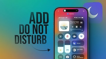 How to Add Do Not Disturb on iPhone Control Center (tutorial)