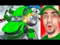 تحدي تدمير السيارات تحدي مجنون Car Crushing GAME 