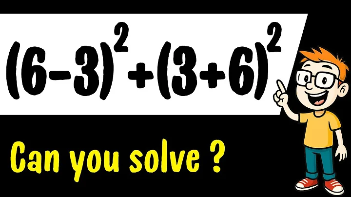 How to Solve (6-3)²+(3+6)² | Order of Operations (PEMDAS/BODMAS)
