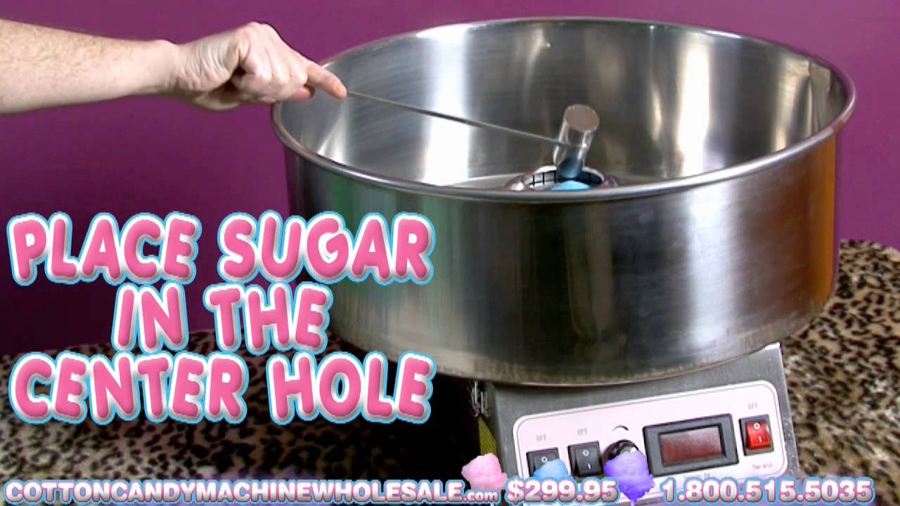 rose art cotton candy machine YouTube