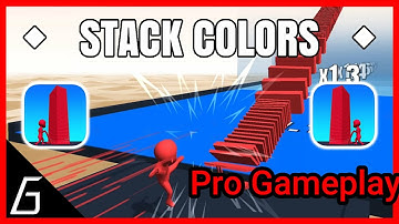 Stack Colors ALL LEVELS! 10 To 20 NEW GAME Stack Colors WORLD RECORD