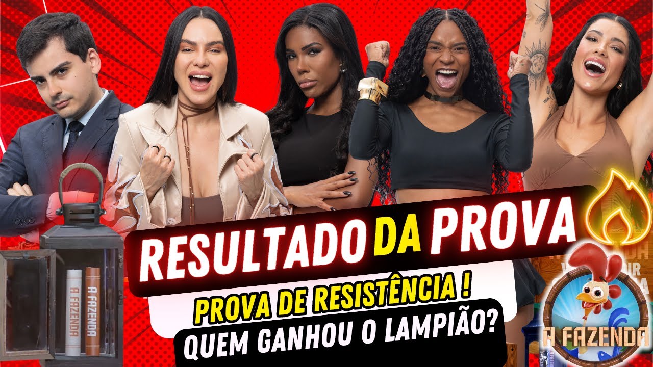🔴DESCUBRA quem GANHOU o PODER DO LAMPIÃO em A FAZENDA 17 // PROVA DE ...