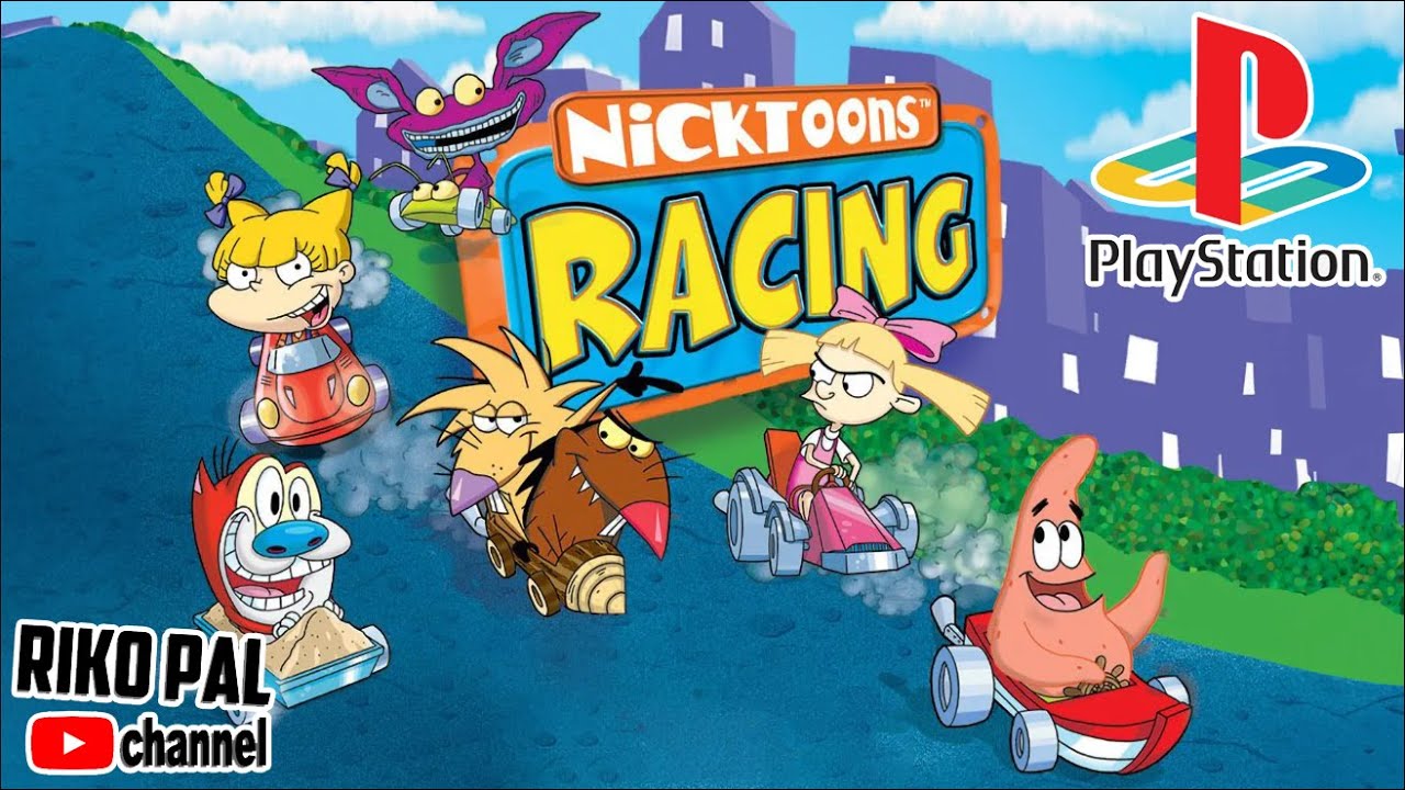 Balapan antara Char Nickelodeon Jadul - Nicktoon Racing (PS1) 001 - YouTube