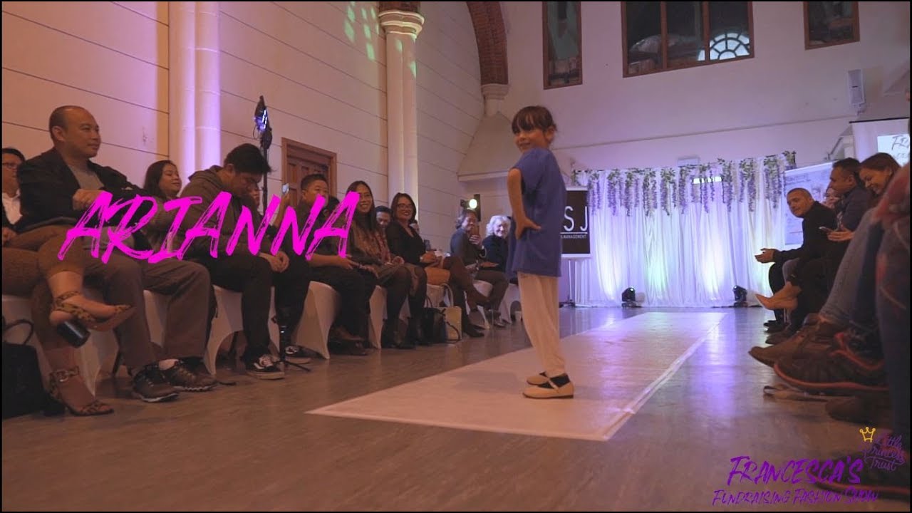 Arianna walking at Francesca's Fundraising Fashion Show