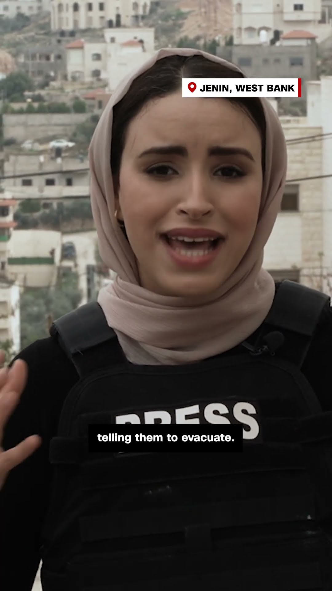 Families flee Israeli operation in West Bank