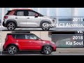 2018 Citroen C3 Aircross vs 2018 Kia Soul (technical comparison)