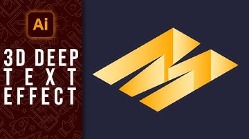 3D Deep Text Effect In Illustrator - 3D Isometric Text | Adobe Illustrator Tutorial | Magnet Academy