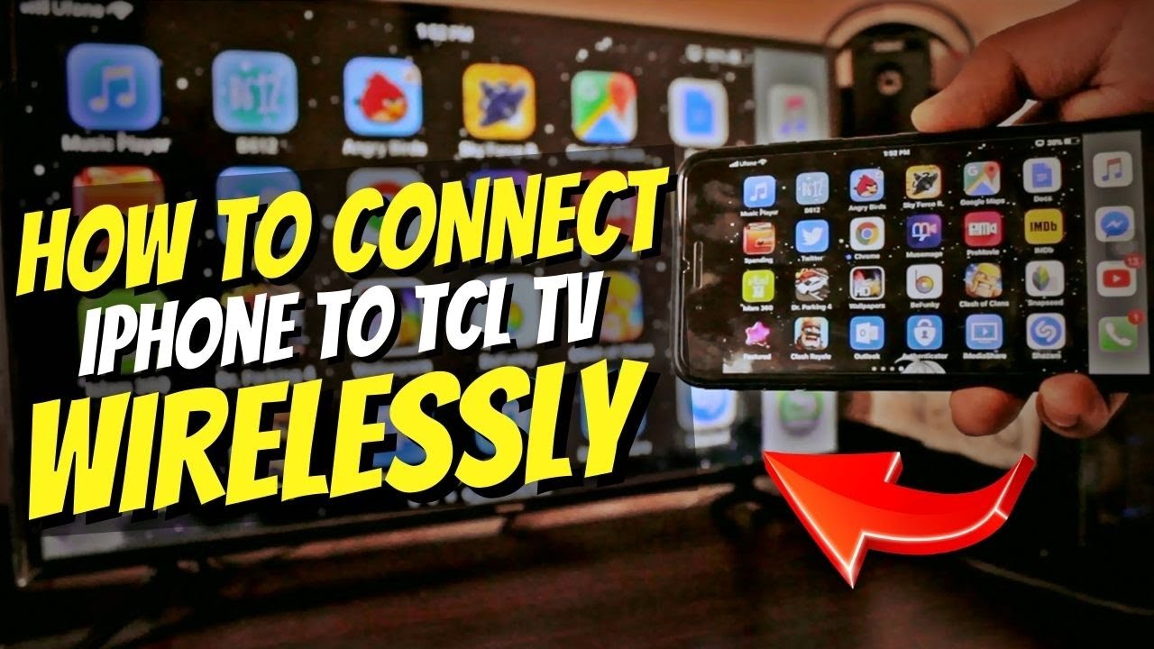 How To Stream From Phone To Tcl Tv Connect iPhone to ANY TCL TV Wirelessly - YouTube