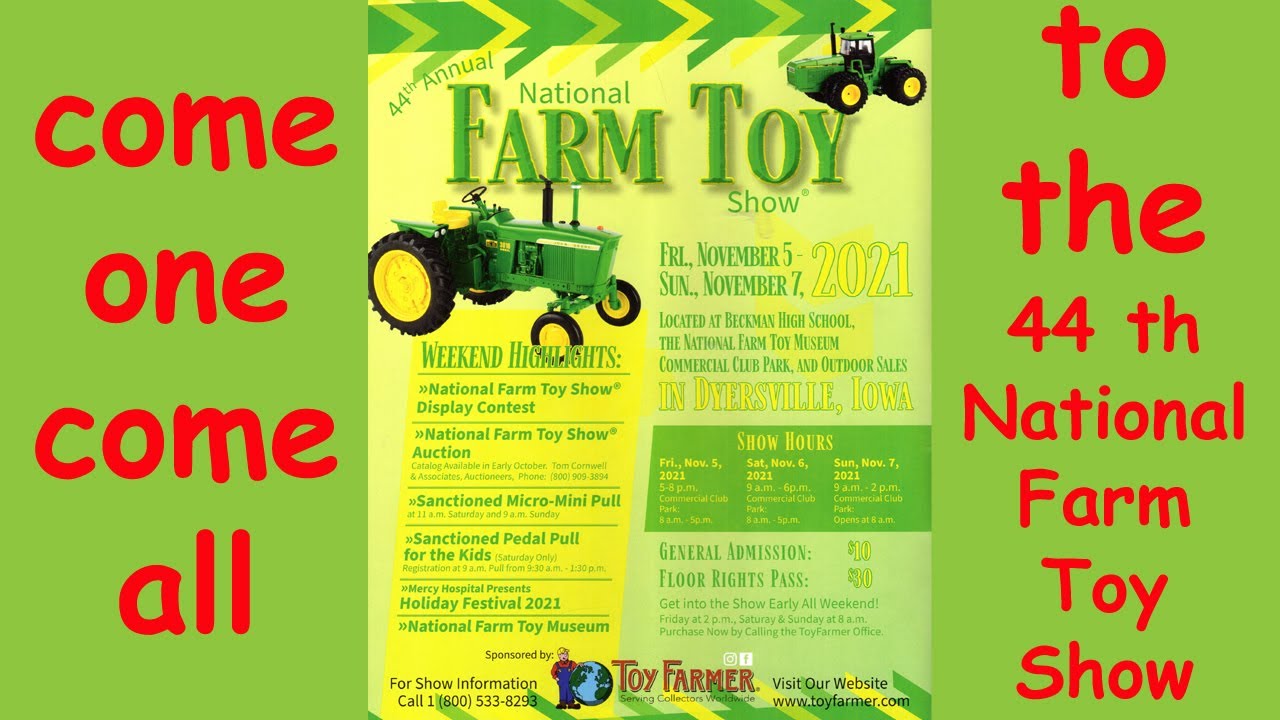 44th Annual National Farm Toy Show in Dyersville Iowa Promo with