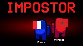 Among Us but France vs Morocco are the Impostors