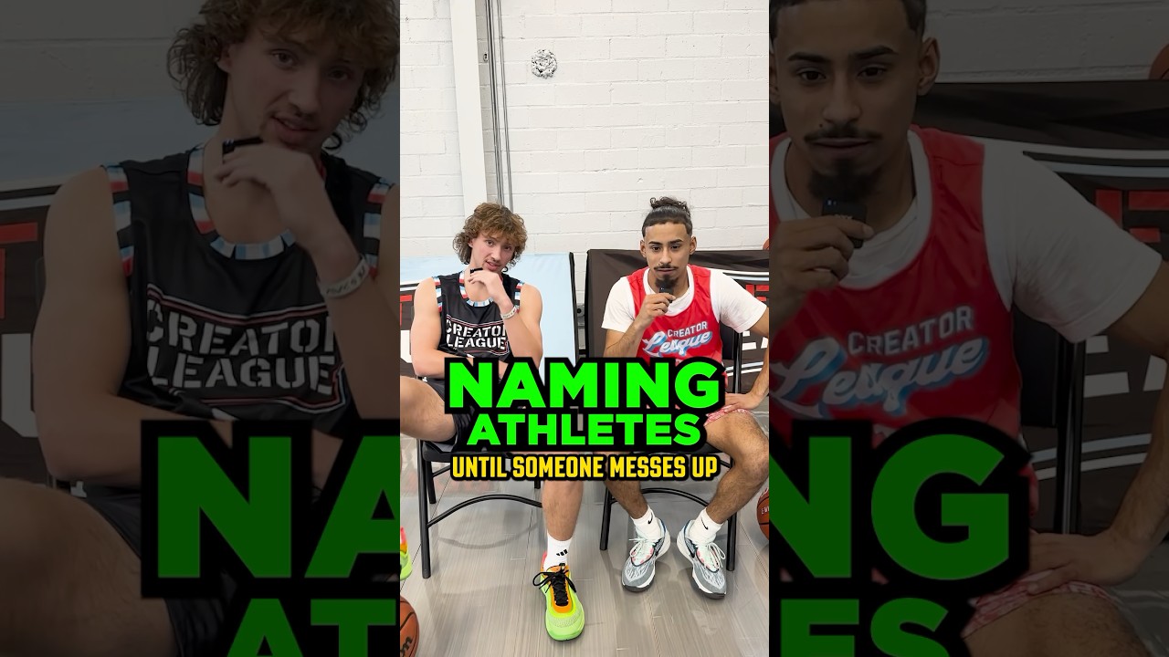 Naming athletes until someone messes up! 🤣 #shorts
