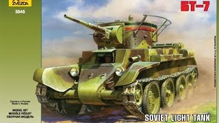 Сборка легкого танка БТ 7 Часть 1