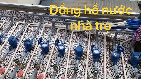 Đồng hồ nước tập trung của nhà trọ - Thi công hệ thống đồng hồ nước - Kho Tư liệu Xây dựng