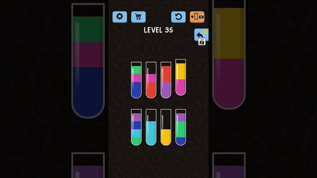 ПРОХОЖДЕНИЕ ИГРЫ Water Color Sort