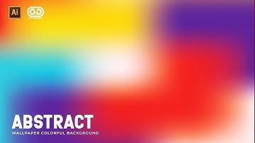 How to Create Colorful Wallpaper Background in Illustrator CC || Mesh Tool Technique