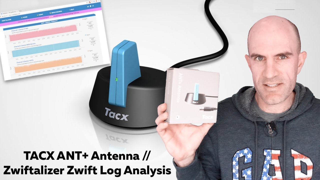 TACX Antenna // Zwift Log Analysis - YouTube