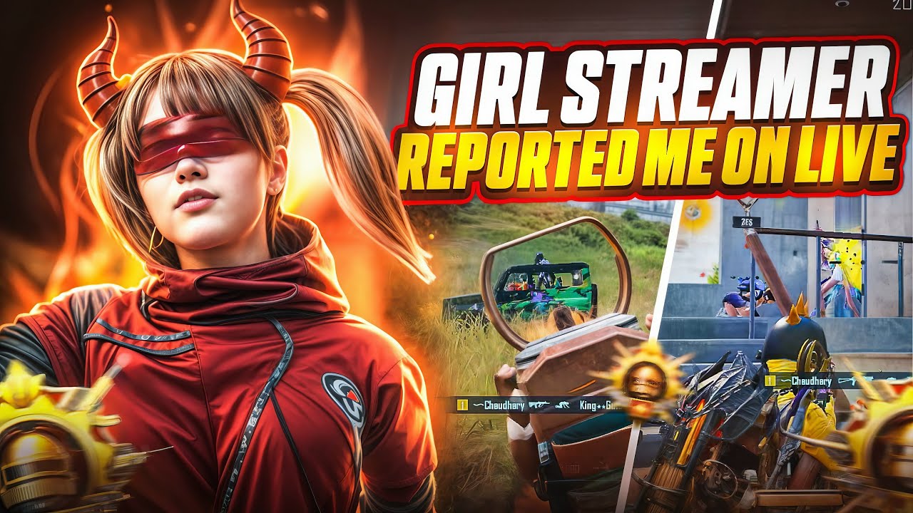 😱PRO Girl Streamer Reported me on LIVESTREAM🤯 After this 1v4 Clutch🔥| Zodd vs Streamer’s- 1v4 Clutch