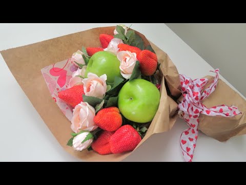 Video: Cómo Hacer Un Ramo De Frutas