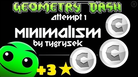 Easy User Coins #24 Geometry Dash [2.0] Minimalism by Tygrysek