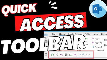 Outlook Quick Access Toolbar - [How to Customize it?]