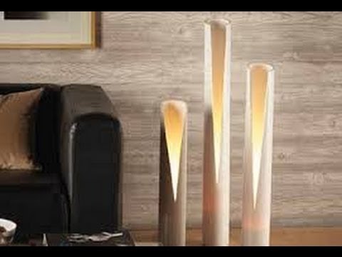 Como hacer lamparas con caÃos de pvc 6 youtube