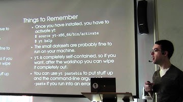 yt workshop 2012 - Introduction