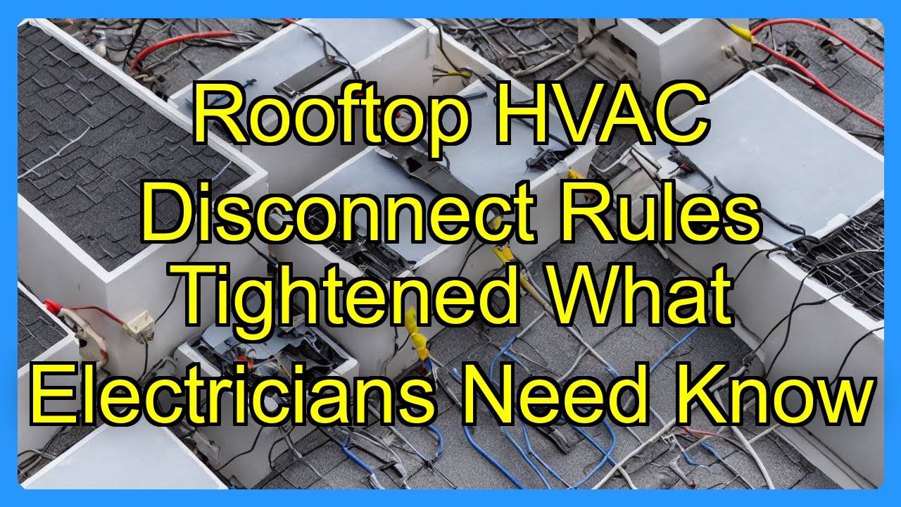Rooftop HVAC Disconnect Rules Tightened What Electricians Need Know ...