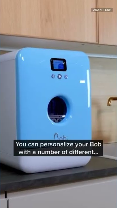 Discover Bob the mini dishwasher - Throw in the sponge, get Bob !