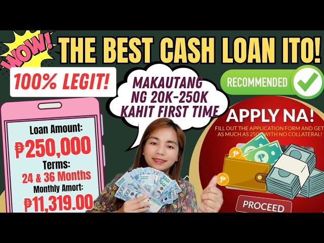 Wow 100% Legit! Pwede umutang ₱20,000-₱250k💵 kahit First Loan! Apply na! class=